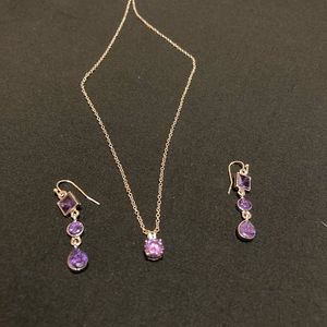 Necklace and earrings set